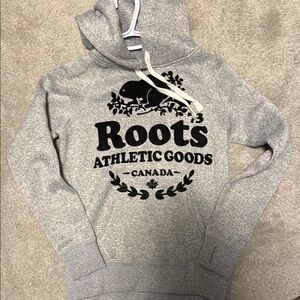 Roots Heather Gray Athletic Hoodie